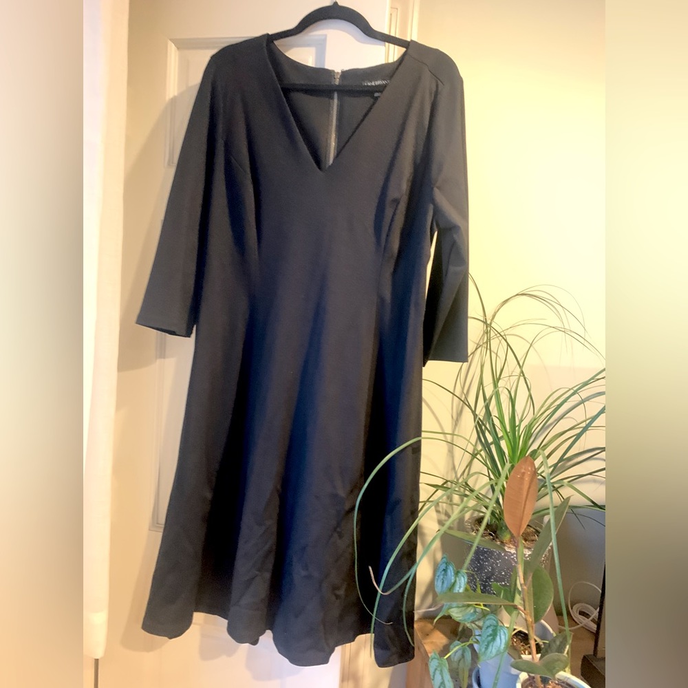Lane Bryant Fit and Flare Dress w/ Back Zip